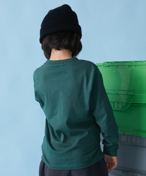 Auntie Rosa Holiday（アンティローザホリデー）の「アソートカレッジプリントロゴロンTEE（Tシャツ/カットソー・キッズ・ブラック/ブラック系その他/ホワイト/グリーン・130/140/150/160）」の6枚目の写真