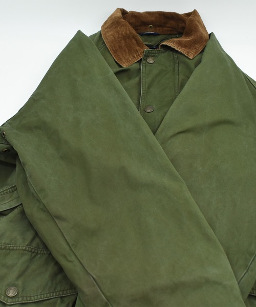 【ヴィンテージ古着】90’s TOMMY HILFIGER オイルドジャケット