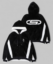 RE730（アールイーセブンサーティー）の「Line-trimmed Switch Zip-up Blouson Hoodie / ライン入り切替ジップアップブルゾン フーディー unisex（ブルゾン）」