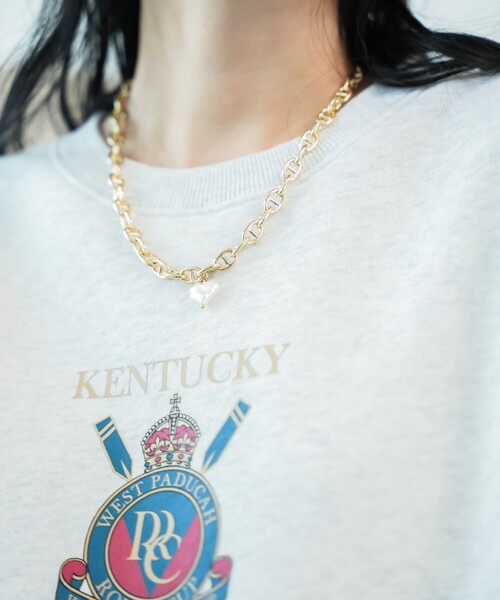 FREAK'S STORE(フリークスストア)の「チェーンハートネックレス(ネックレス・レディース・シルバー/ゴールド・ONE SIZE)」の5枚目の写真