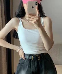 ホワイトバッククロスストラップタンクトップ 楽天市場】タンクトップ カップ付き バッククロスの通販