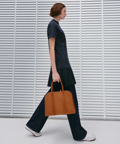 【SCULPTOR】フラワーボウリングバッググロスブラック Axel アクセル ボウリングバッグ - ノワール | CHARLES & KEITH