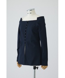 トップス rim ark Outside double shoulder tops rim ark Outside double shoulder tops