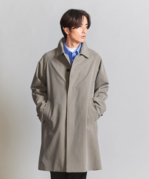 BEAUTY&YOUTH UNITED ARROWS（ビューティーアンドユースユナイテッドアローズ）の「ワッシャー バルマカーン コート（ステンカラーコート・メンズ・オリーブ/ベージュ・XL/L/M/S）」の7枚目の写真