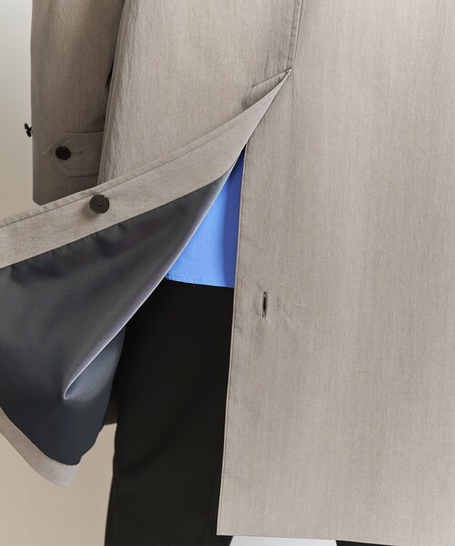 BEAUTY&YOUTH UNITED ARROWS（ビューティーアンドユースユナイテッドアローズ）の「ワッシャー バルマカーン コート（ステンカラーコート・メンズ・オリーブ/ベージュ・XL/L/M/S）」の16枚目の写真