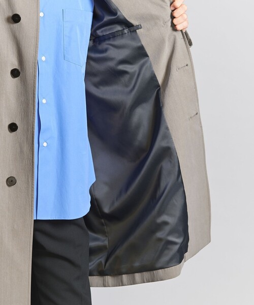 BEAUTY&YOUTH UNITED ARROWS（ビューティーアンドユースユナイテッドアローズ）の「ワッシャー バルマカーン コート（ステンカラーコート・メンズ・オリーブ/ベージュ・XL/L/M/S）」の17枚目の写真
