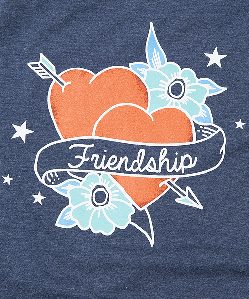 X-girl（エックスガール）の「TATOO S/S BIG TEE（Tシャツ/カットソー・レディース・ホワイト/チャコールグレー/イエロー/ネイビー・1/2）」の11枚目の写真