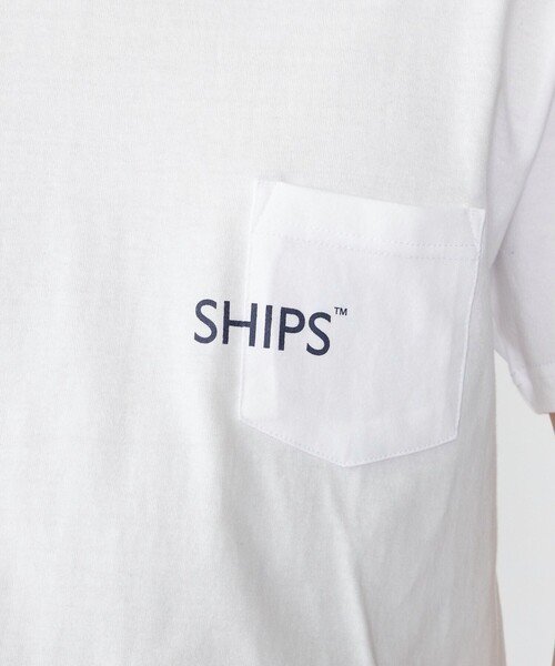 SHIPS(シップス)の「【WEB限定】SHIPS: SHIPSロゴ プリント ポケット Tシャツ(Tシャツ/カットソー・メンズ・ホワイト/ネイビー/ブラック/レッド・SMALL/X-LARGE/LARGE/MEDIUM/X-SMALL)」の17枚目の写真