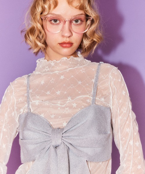 Candy Stripper（キャンディストリッパー）の「☆☆☆ SHEER トップス（その他トップス・レディース・ブラック/ピンク/オフホワイト・FREE）」の21枚目の写真