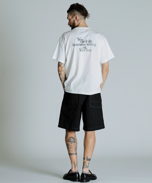 schott（ショット）の「Schott/ショット/T-SHIRT YOU CANT DO BUSINESS ON YOUR ASS//ユーキャン ビジネス オン ユア アス Tシャツ（Tシャツ/カットソー・メンズ・ブラック/ホワイト/グレー・XL/2XL/L/M）」の15枚目の写真