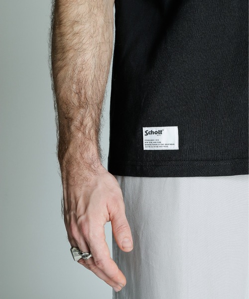 schott（ショット）の「Schott/ショット/T-SHIRT YOU CANT DO BUSINESS ON YOUR ASS//ユーキャン ビジネス オン ユア アス Tシャツ（Tシャツ/カットソー・メンズ・ブラック/ホワイト/グレー・XL/2XL/L/M）」の14枚目の写真