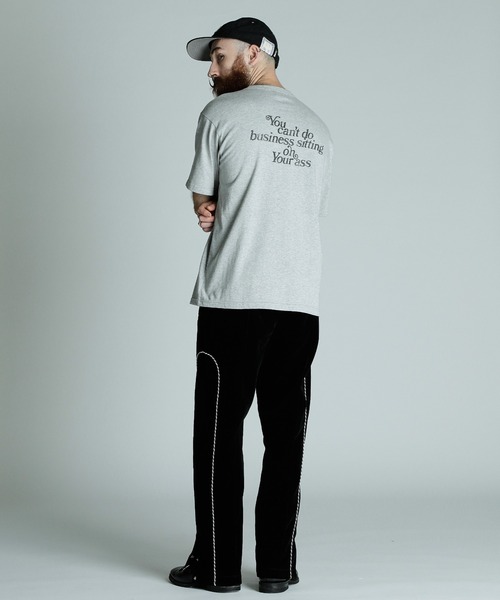 schott（ショット）の「Schott/ショット/T-SHIRT YOU CANT DO BUSINESS ON YOUR ASS//ユーキャン ビジネス オン ユア アス Tシャツ（Tシャツ/カットソー・メンズ・ブラック/ホワイト/グレー・XL/2XL/L/M）」の19枚目の写真