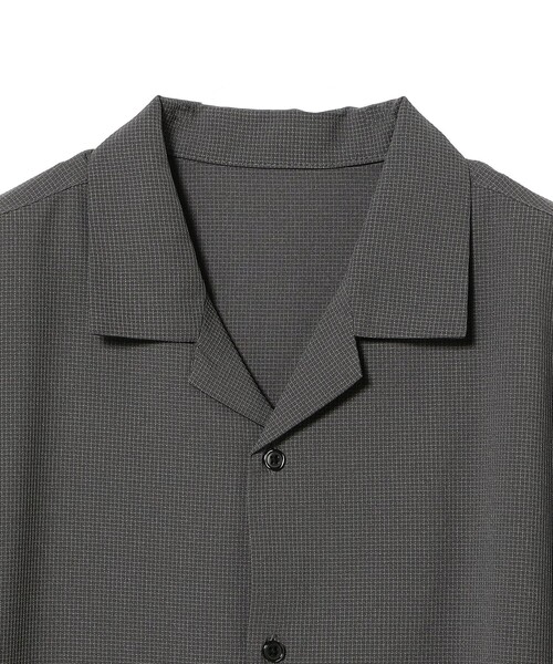 B:MING by BEAMS（ビーミングバイビームス）の「＜ビジカジ対応＞ 速乾 ポリエステル オープンカラー ハーフスリーブ シャツ（シャツ/ブラウス・メンズ・グレー/ブラック・S/M/L/XL）」の10枚目の写真
