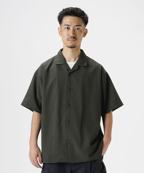 B:MING by BEAMS（ビーミングバイビームス）の「＜ビジカジ対応＞ 速乾 ポリエステル オープンカラー ハーフスリーブ シャツ（シャツ/ブラウス・メンズ・グレー/ブラック・S/M/L/XL）」の18枚目の写真