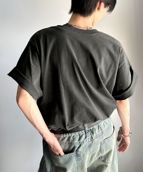 classicalelf(クラシカルエルフ)の「大人カジュアルにハマる。綿100%セサミキャラピグメント加工ビッグTシャツ(Tシャツ/カットソー・レディース・C/B/A・X-LARGE/SMALL/MEDIUM/LARGE)」の13枚目の写真