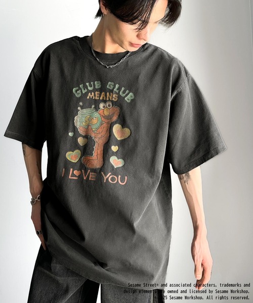 classicalelf(クラシカルエルフ)の「大人カジュアルにハマる。綿100%セサミキャラピグメント加工ビッグTシャツ(Tシャツ/カットソー・レディース・C/B/A・X-LARGE/SMALL/MEDIUM/LARGE)」の10枚目の写真