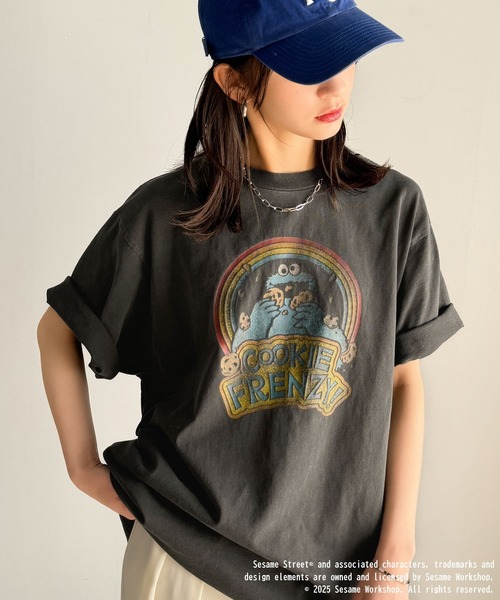 classicalelf(クラシカルエルフ)の「大人カジュアルにハマる。綿100%セサミキャラピグメント加工ビッグTシャツ(Tシャツ/カットソー・レディース・C/B/A・X-LARGE/SMALL/MEDIUM/LARGE)」の19枚目の写真