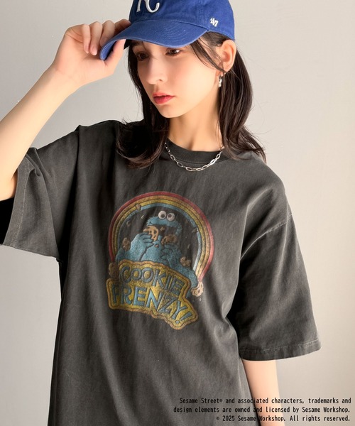 classicalelf(クラシカルエルフ)の「大人カジュアルにハマる。綿100%セサミキャラピグメント加工ビッグTシャツ(Tシャツ/カットソー・レディース・C/B/A・X-LARGE/SMALL/MEDIUM/LARGE)」の20枚目の写真