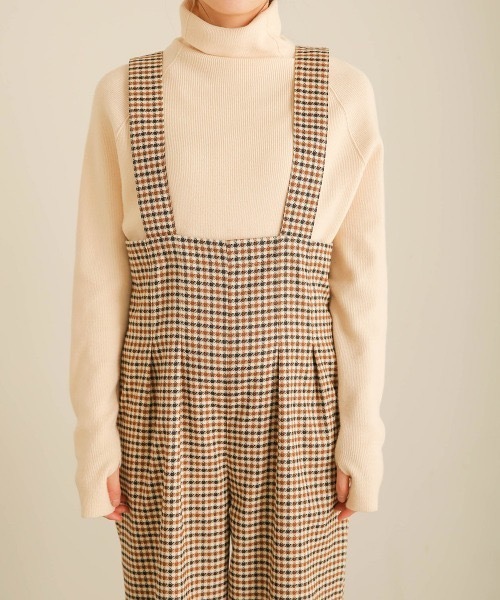 Bab(バブ)の「ハイウエストサロペット(サロペット/オーバーオール・レディース・ブラウン/ベージュ/ブラック・MEDIUM)」の18枚目の写真