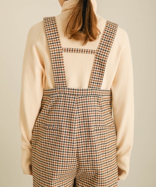 Bab(バブ)の「ハイウエストサロペット(サロペット/オーバーオール・レディース・ブラウン/ベージュ/ブラック・MEDIUM)」の20枚目の写真