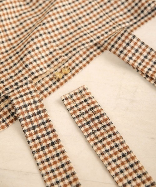 Bab(バブ)の「ハイウエストサロペット(サロペット/オーバーオール・レディース・ブラウン/ベージュ/ブラック・MEDIUM)」の22枚目の写真