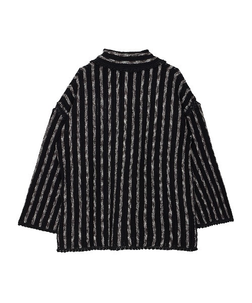 【大人気完売色!】アメリ／HAND STITCH STRIPE KNIT TOP HAND STITCH STRIPE KNIT TOP