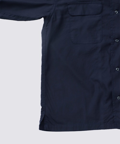 FIDELITY（フィデリティ）の「LOGO EMB TENCEL L/S SHIRT / 長袖オープンカラーシャツ（シャツ/ブラウス・メンズ・ネイビー/イエロー/オフホワイト・MEDIUM/LARGE）」の8枚目の写真