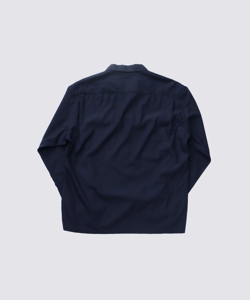 FIDELITY（フィデリティ）の「LOGO EMB TENCEL L/S SHIRT / 長袖オープンカラーシャツ（シャツ/ブラウス・メンズ・ネイビー/イエロー/オフホワイト・MEDIUM/LARGE）」の9枚目の写真