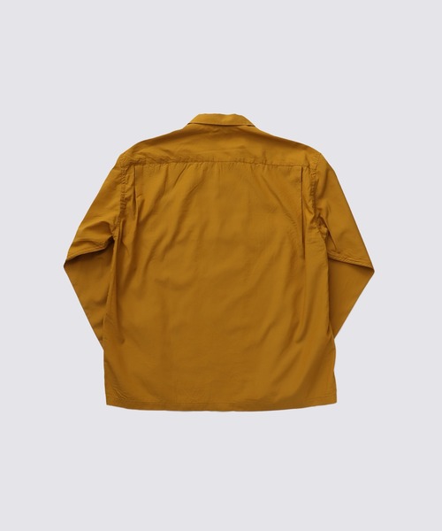 FIDELITY（フィデリティ）の「LOGO EMB TENCEL L/S SHIRT / 長袖オープンカラーシャツ（シャツ/ブラウス・メンズ・ネイビー/イエロー/オフホワイト・MEDIUM/LARGE）」の12枚目の写真