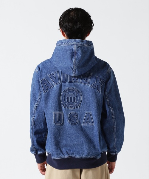 直営店限定》DENIM SIGNATUR LOGO PARKA / デニム シグネチャー