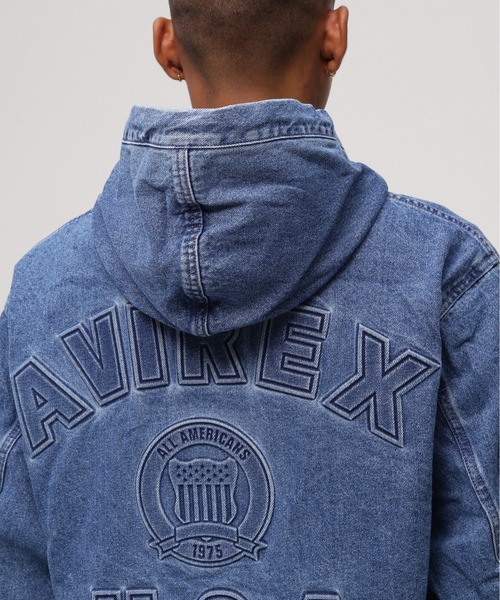 直営店限定》DENIM SIGNATUR LOGO PARKA / デニム シグネチャー