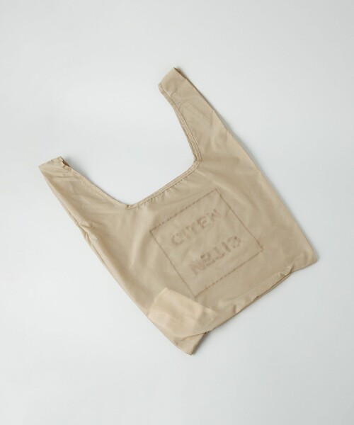 CITEN(シテン)の「<CITEN>CITENクッションチャームエコバッグM(エコバッグ/サブバッグ・レディース・ダークグレー/ベージュ/ライトブルー/ホワイト/オレンジ・FREE)」の3枚目の写真
