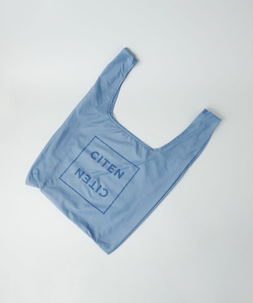 CITEN(シテン)の「<CITEN>CITENクッションチャームエコバッグM(エコバッグ/サブバッグ・レディース・ダークグレー/ベージュ/ライトブルー/ホワイト/オレンジ・FREE)」の4枚目の写真