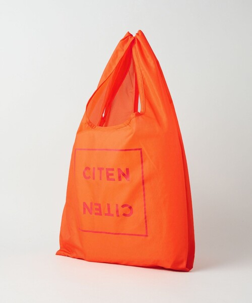 CITEN(シテン)の「<CITEN>CITENクッションチャームエコバッグM(エコバッグ/サブバッグ・レディース・ダークグレー/ベージュ/ライトブルー/ホワイト/オレンジ・FREE)」の17枚目の写真
