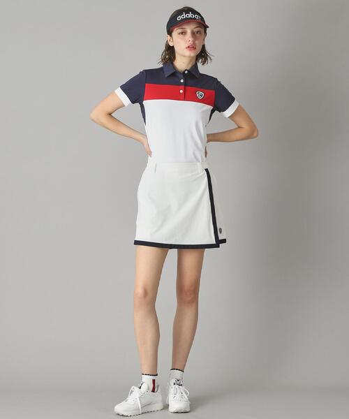 adabat（アダバット）の「【新レーベル ADABAT NAVY】接触冷感 クールストレッチラップキュロット（その他パンツ・レディース・ホワイト系/ネイビー・42/40/38）」の8枚目の写真