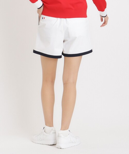 adabat（アダバット）の「【新レーベル ADABAT NAVY】接触冷感 クールストレッチラップキュロット（その他パンツ・レディース・ホワイト系/ネイビー・42/40/38）」の10枚目の写真