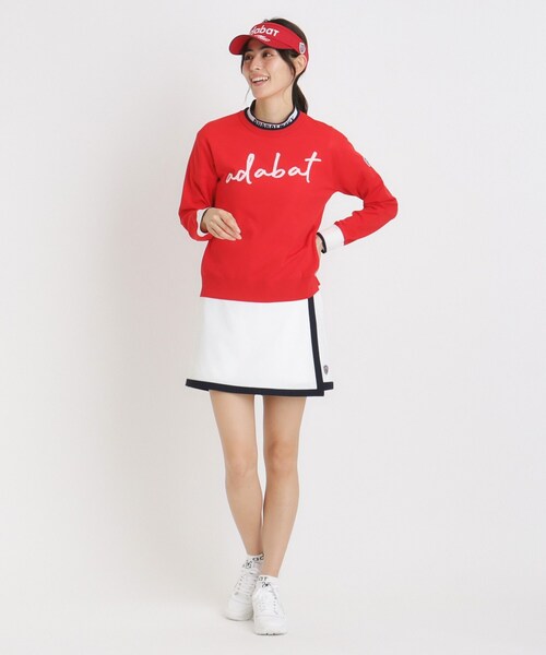 adabat（アダバット）の「【新レーベル ADABAT NAVY】接触冷感 クールストレッチラップキュロット（その他パンツ・レディース・ホワイト系/ネイビー・42/40/38）」の11枚目の写真