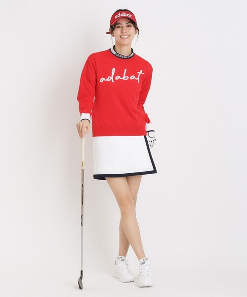 adabat（アダバット）の「【新レーベル ADABAT NAVY】接触冷感 クールストレッチラップキュロット（その他パンツ・レディース・ホワイト系/ネイビー・42/40/38）」の12枚目の写真