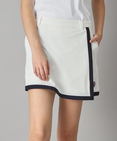 adabat（アダバット）の「【新レーベル ADABAT NAVY】接触冷感 クールストレッチラップキュロット（その他パンツ・レディース・ホワイト系/ネイビー・42/40/38）」の2枚目の写真