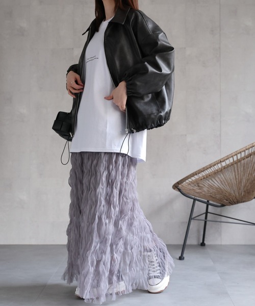 model：162㎝　着用サイズ:F