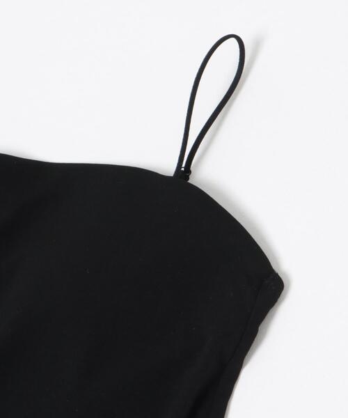 URBAN RESEARCH（アーバンリサーチ）の「アセテートカップ付きキャミソール（キャミソール・レディース・オフホワイト/ブラック・FREE）」の4枚目の写真