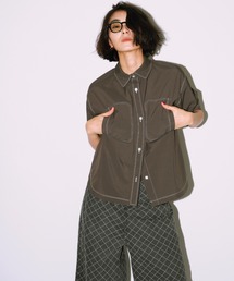 null.（ヌル）の「タイプライターステッチシャツ（シャツ/ブラウス）」