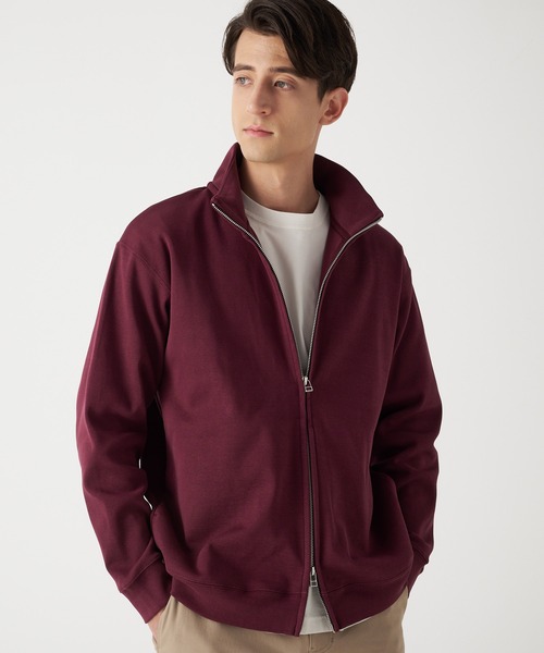 大きいサイズ XL Eddie Bauer Vネック ジップアップ カーディガン　　エディーバウアー コットン ニット セーター アウトドア 柳9273 セール】リブ ジップアップ カーディガン（ニット/セーター