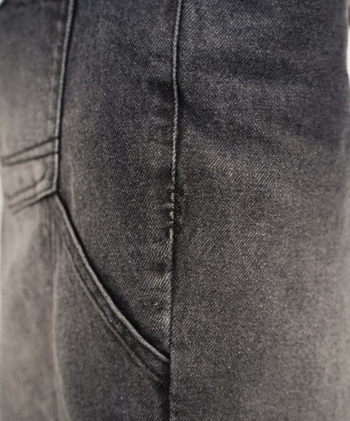 #Re:room（リルーム）の「ヴィンテージペインターワイドデニムパンツ（デニムパンツ・メンズ・ブルー/ブラック・MEDIUM/LARGE/SMALL）」の11枚目の写真