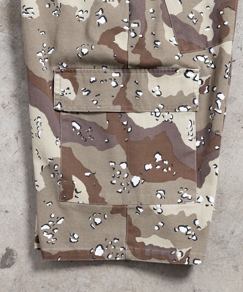 Magine（マージン）の「【SELECT】IR:MILITARY CAMO CARGO SHORTS/ミリタリー カモフラージュ カーゴショーツ（カーゴパンツ・メンズ・ウッドランド/デザートカモ・M/L）」の15枚目の写真