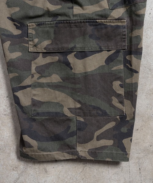 Magine（マージン）の「【SELECT】IR:MILITARY CAMO CARGO SHORTS/ミリタリー カモフラージュ カーゴショーツ（カーゴパンツ・メンズ・ウッドランド/デザートカモ・M/L）」の10枚目の写真