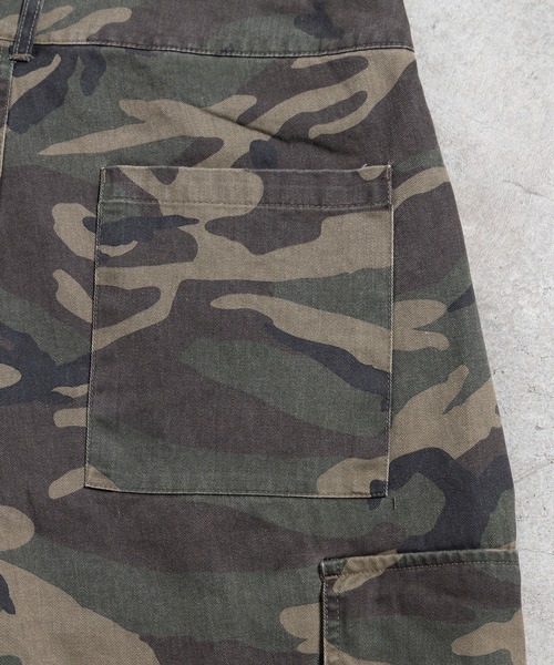 Magine（マージン）の「【SELECT】IR:MILITARY CAMO CARGO SHORTS/ミリタリー カモフラージュ カーゴショーツ（カーゴパンツ・メンズ・ウッドランド/デザートカモ・M/L）」の9枚目の写真