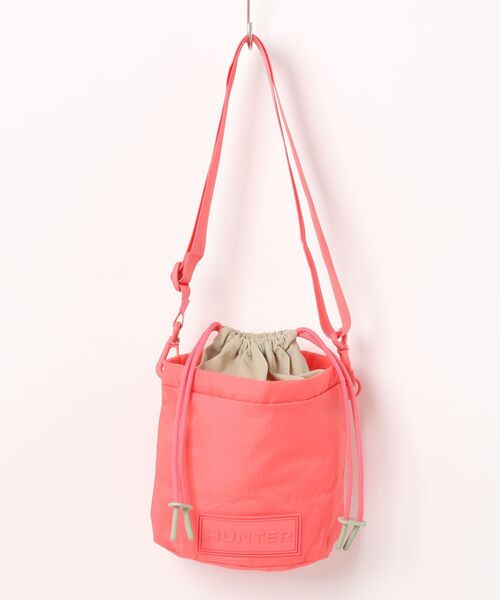 HUNTER(ハンター)の「トラベル リップストップ バケット(ボディバッグ/ウエストポーチ・レディース・ライトグリーン/ピンク/ライトブルー・ONE SIZE)」の3枚目の写真