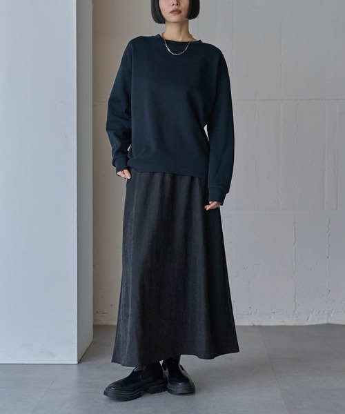 for/c（フォーシー）の「[新色追加]バックコクーンプルオーバー【サスティナブル】（Tシャツ/カットソー・レディース・ブラック/アイボリー/ブラウン・M/L）」の11枚目の写真
