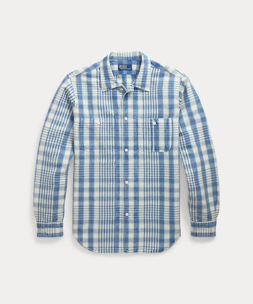 現行✨️ ポロ ラルフローレン クラシックフィット チェック柄リネンシャツ　S POLO RALPH LAUREN（ポロ ラルフ ローレン）の「クラシック